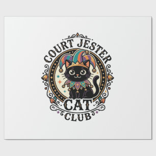 Hofnarr Katze Lustige Katzenliebhaber Design - Hof Geschenkpapier