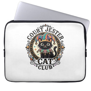 Hofnarr Katze Lustige Katzenliebhaber Design - Hof Laptopschutzhülle