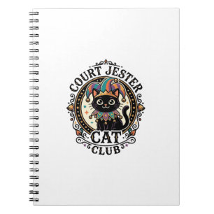 Hofnarr Katze Lustige Katzenliebhaber Design - Hof Notizblock