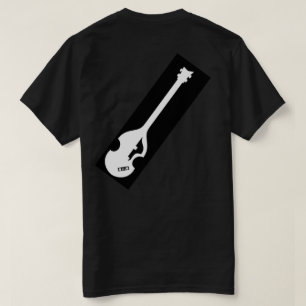 Hofner Bass-Spieler-Frontenrückseite T-Shirt