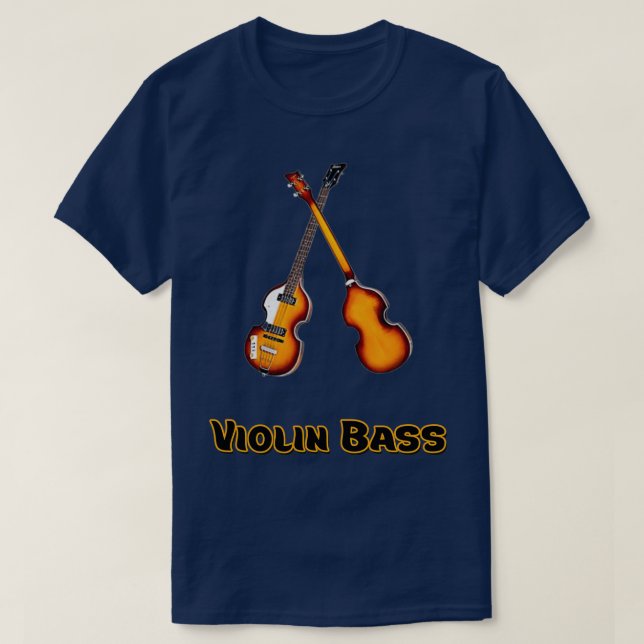 Hofner Violin Bass Musikinstrumente  T-Shirt (Design vorne)