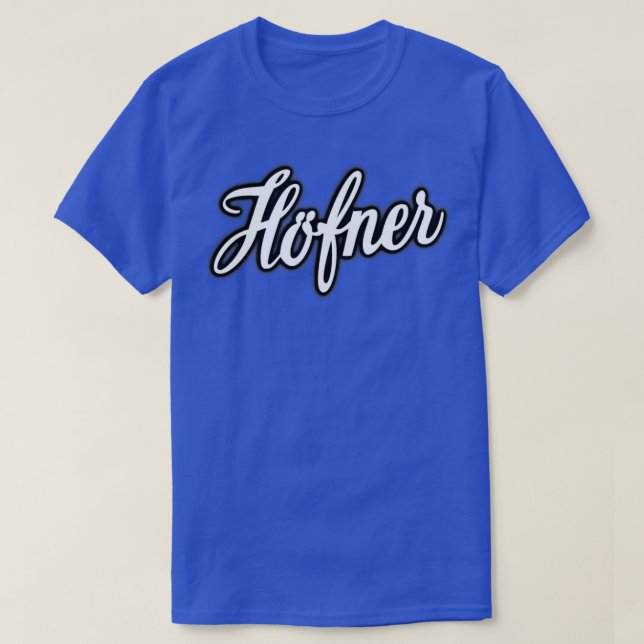 Hofner   White  T-Shirt (Design vorne)