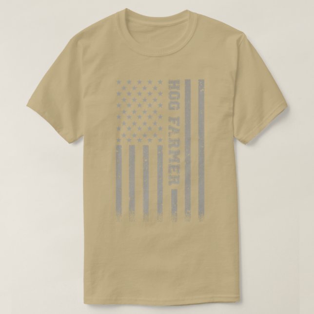 Hog Bauer American Flag T-Shirt (Design vorne)