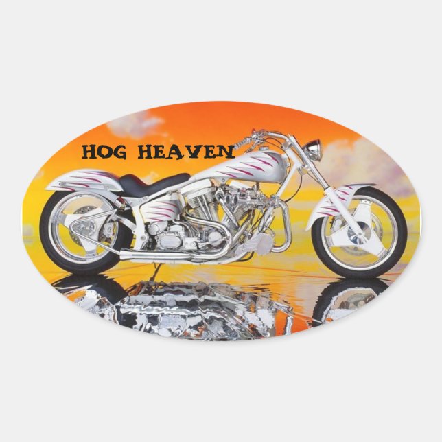 HOG HEAVEN HELMET STICKERS PKG VON 4 (Vorderseite)
