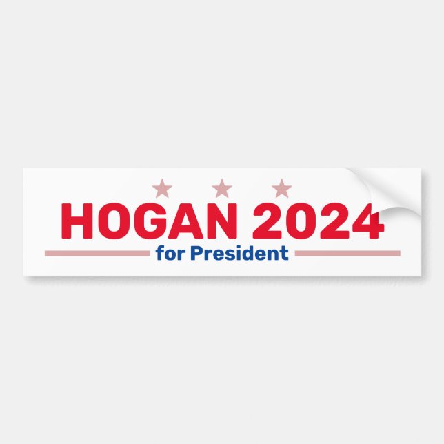 Hogan 2024 Autoaufkleber (Vorne)