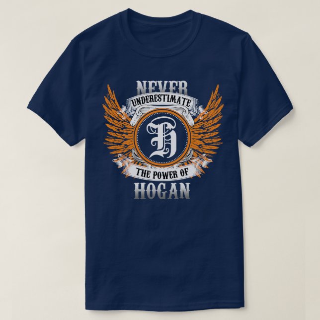 Hogan Name Shirt unterschätzt nie den Power (Design vorne)