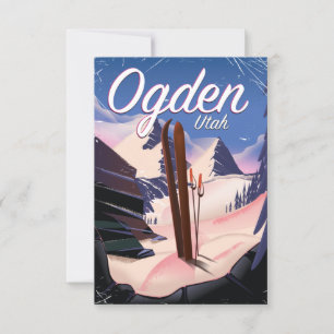 Hogden, Utah Ski Poster