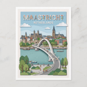 Hoge Brug Maastricht Niederlande Postkarte