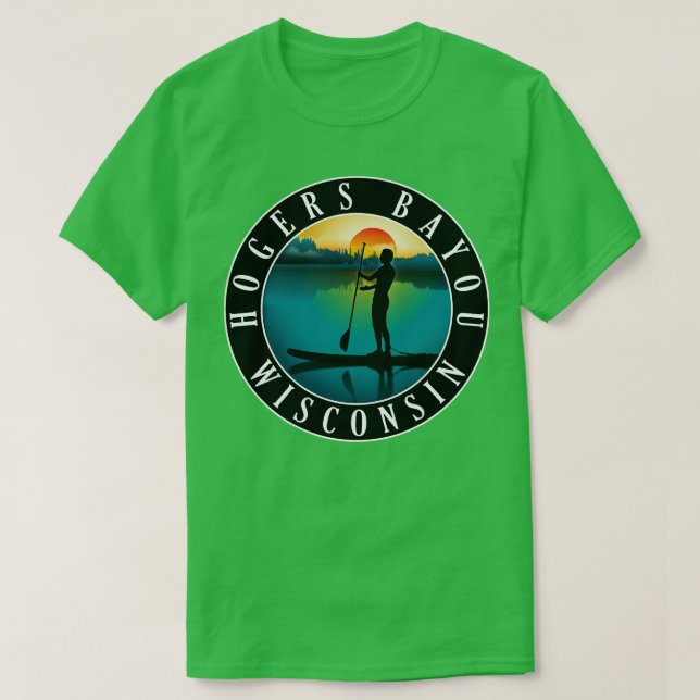 Hogers Wisconsin Paddleboarding T-Shirt (Design vorne)