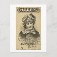 Hoges Horehound Honey Ad Vintag 1879