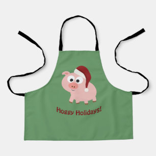 Hoggy Holidays Christmas Pig Schürze