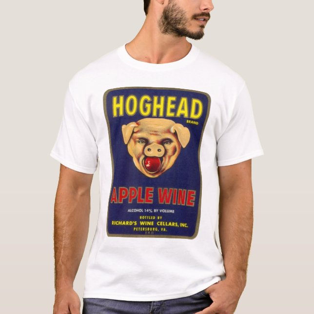 Hoghead Apple Wine T-Shirt (Vorderseite)