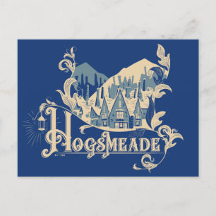 HOGSMEADE™ Grafik des alten Dorfes Postkarte