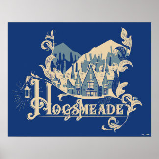 HOGSMEADE™ Vintag Village Graphic Poster