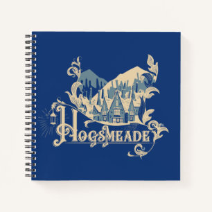 HOGSMEADE™ Vintage-Dorf-Grafik Notizbuch