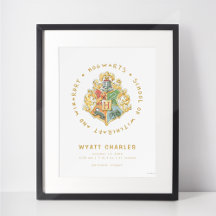 HOGWARTS™ Baby Birth Stats Poster