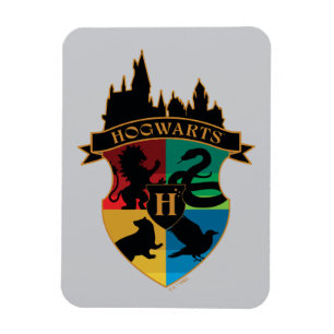 HOGWARTS™ Burg Wappen Haus Stolz Abzeichen Magnet