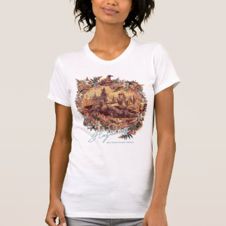 HOGWARTS™ CASTLE Blumengrafik T-Shirt