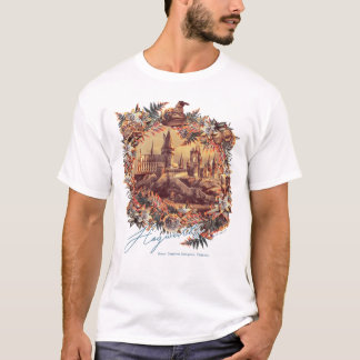 HOGWARTS™ CASTLE Blumengrafik T-Shirt