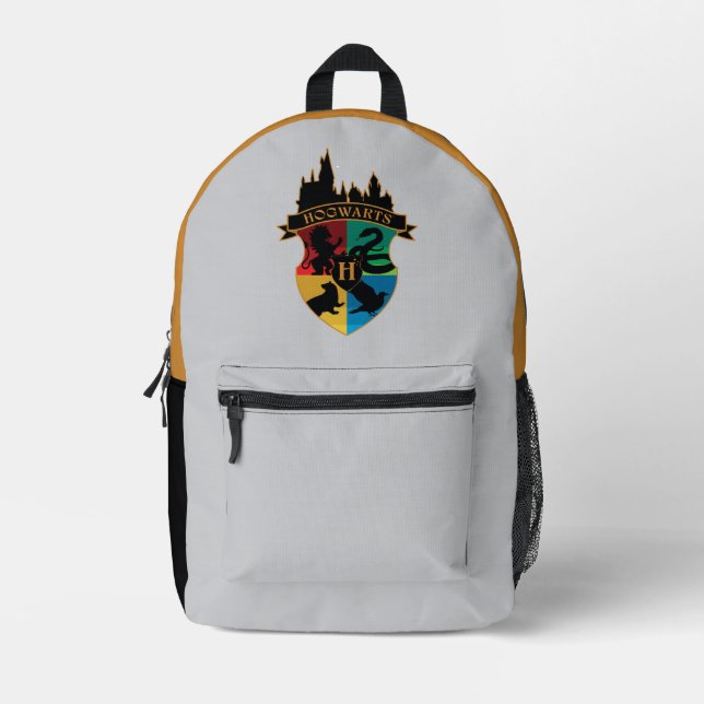 HOGWARTS™ Castle Wappen House Pride Abzeichen Bedruckter Rucksack (Vorderseite)