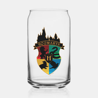 HOGWARTS™ Castle Wappen House Pride Abzeichen Dosenglas
