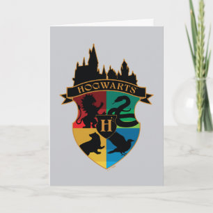 HOGWARTS™ Castle Wappen House Pride Abzeichen Karte