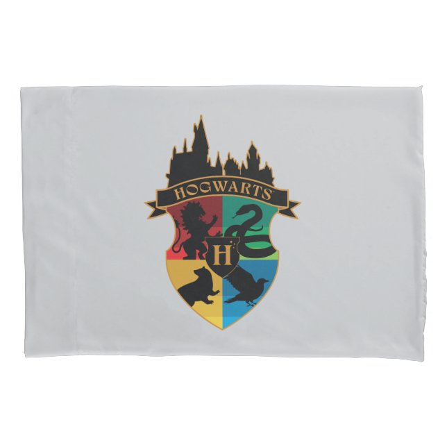 HOGWARTS™ Castle Wappen House Pride Abzeichen Kissenbezug (Vorderseite)
