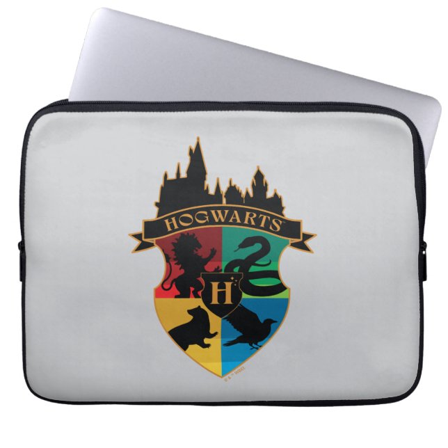 HOGWARTS™ Castle Wappen House Pride Abzeichen Laptopschutzhülle (Vorderseite)