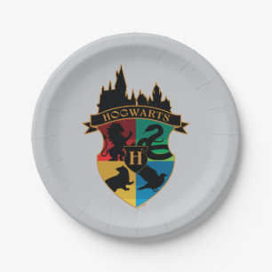 HOGWARTS™ Castle Wappen House Pride Abzeichen Pappteller