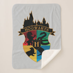 HOGWARTS™ Castle Wappen House Pride Abzeichen Sherpadecke