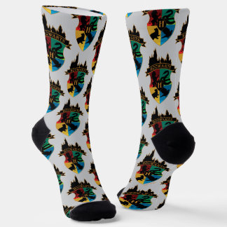 HOGWARTS™ Castle Wappen House Pride Abzeichen Socken