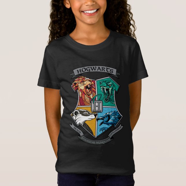 HOGWARTS™ Crosshatched T-Shirt (Vorderseite)