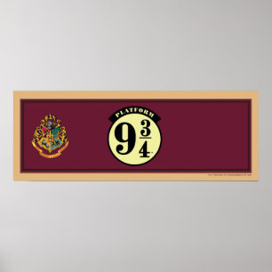 HOGWARTS™ EXPRESS-Plattform 9 3/4-Banner Poster