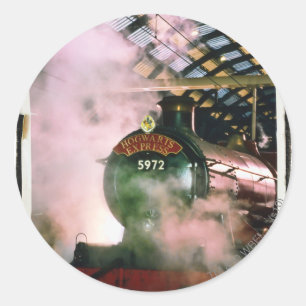 Hogwarts Express Runder Aufkleber