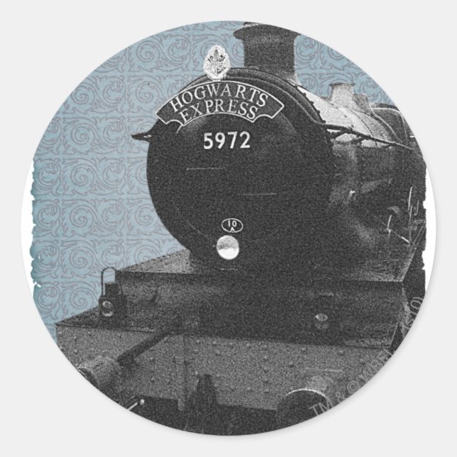 Hogwarts Express Runder Aufkleber (Vorderseite)