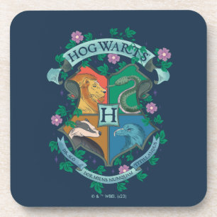 HOGWARTS™ Florale Krone Getränkeuntersetzer