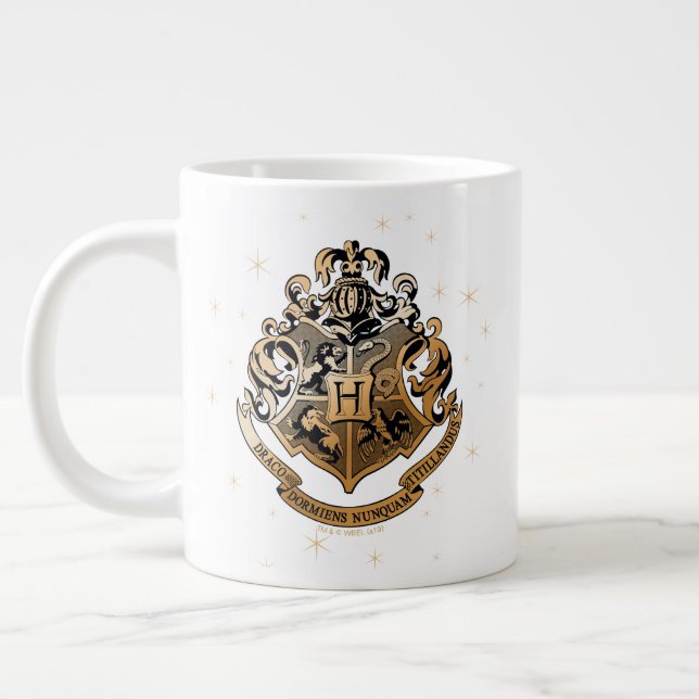 HOGWARTS™ Goldenes Wappen Jumbo-Tasse (Links)