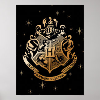 HOGWARTS™ Goldenes Wappen Poster
