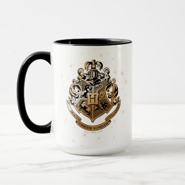 HOGWARTS™ Goldenes Wappen Tasse (Links)