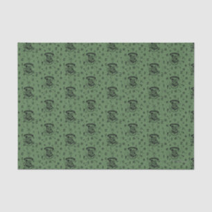 HOGWARTS™ Green Pattern Seidenpapier