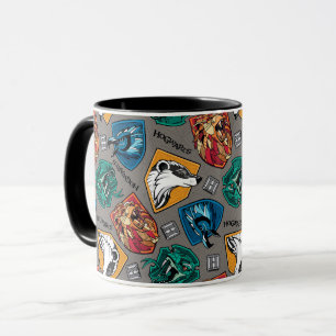 HOGWARTS™ Häuser - Crosshatched Muster Tasse