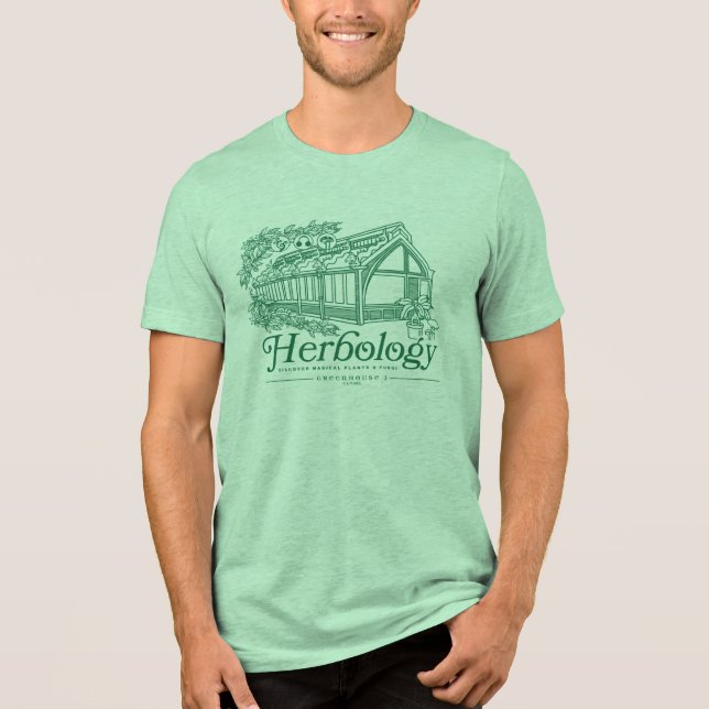 HOGWARTS™ Herbology Greenhouse Tri-Blend Shirt (Vorderseite)