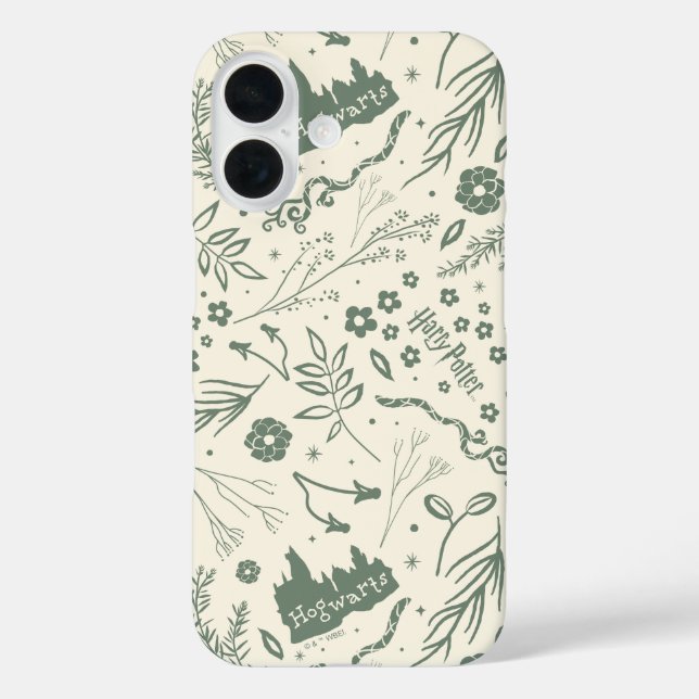 HOGWARTS™ Herbology Magic Pattern Case-Mate iPhone Hülle (Rückseite)