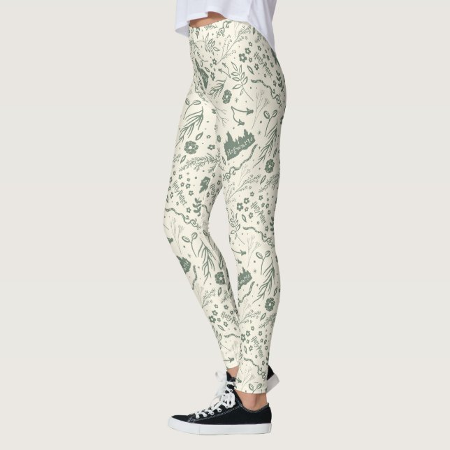 HOGWARTS™ Herbology Magic Pattern Leggings (Links)