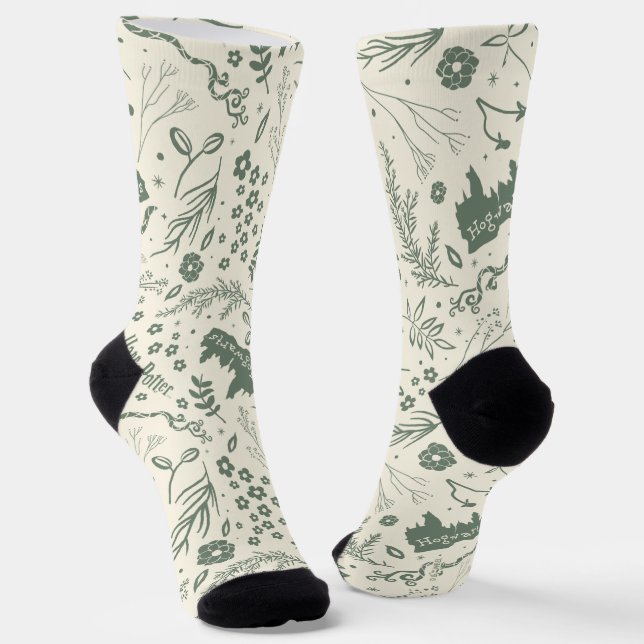 HOGWARTS™ Herbology Magic Pattern Socken (Gewinkelt)