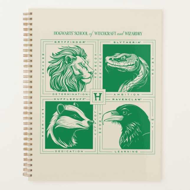 HOGWARTS™ House Animals Grid Planer (Vorderseite)