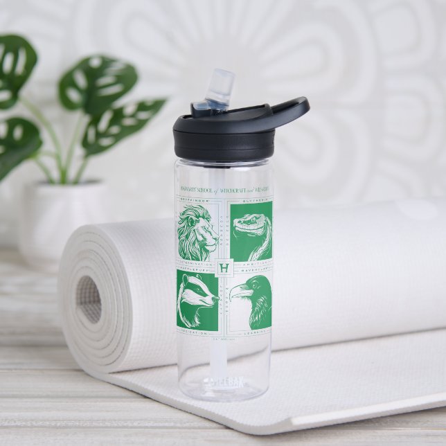HOGWARTS™ House Animals Grid Trinkflasche (Yoga)