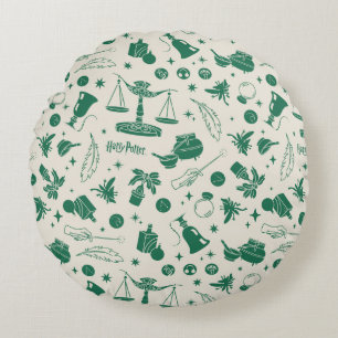 HOGWARTS™ Klassenclub-Muster Rundes Kissen