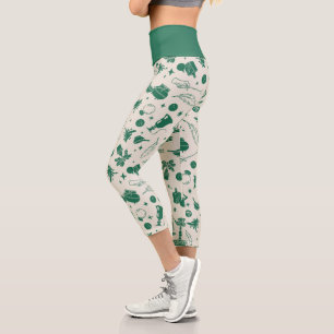 HOGWARTS™ Klassenmuster Capri Leggings