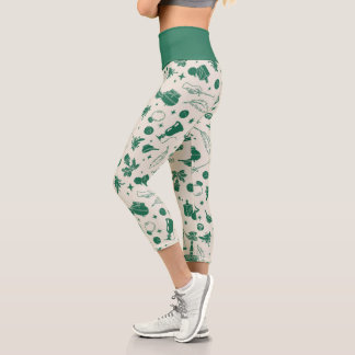 HOGWARTS™ Klassenmuster Capri Leggings